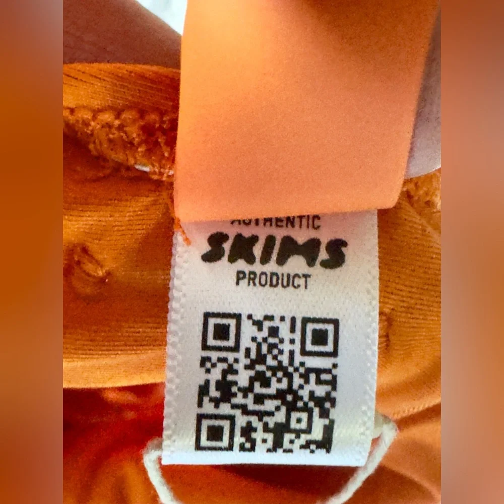 SKIMS Signature Swim High Neck One Piece - Tangerine XS - NWT
